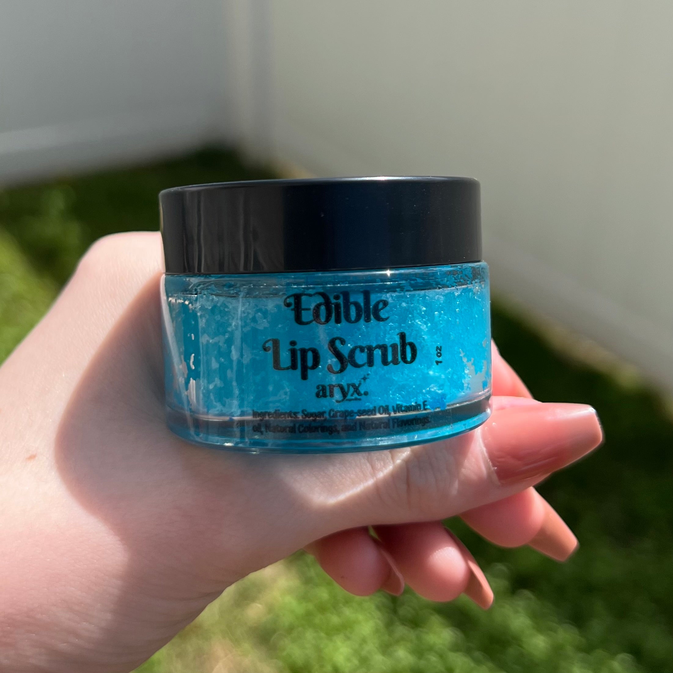 Blue Raspberry Lip Scrub – Aryx Cosmetics